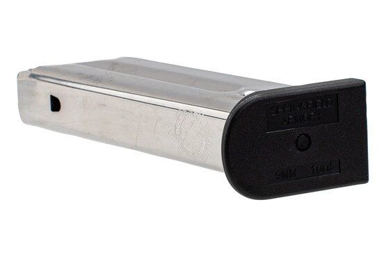 The Springfield XD Magazine 9mm features stainless steel construction.